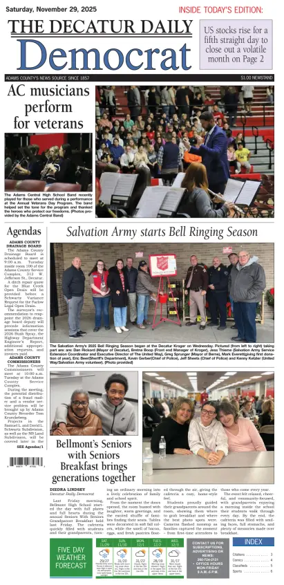 Cover of The Decatur Daily Democrat