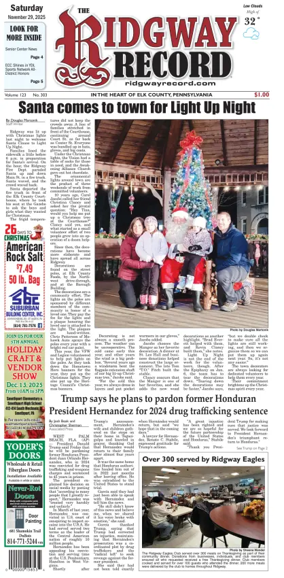 Cover of Ridgway Record