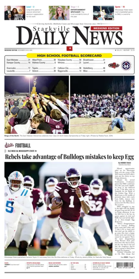 Cover of Starkville Daily News