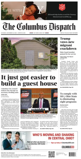 Cover of The Columbus Dispatch