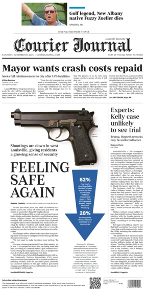 Cover of The Courier-Journal (Louisville)