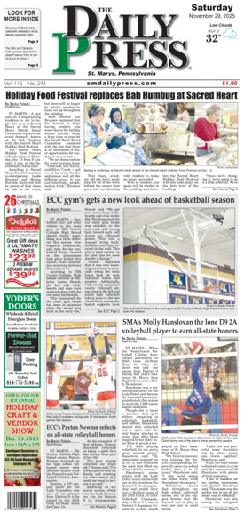 Cover of The Daily Press