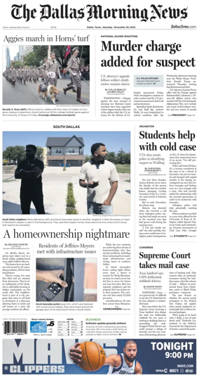 Cover of The Dallas Morning News