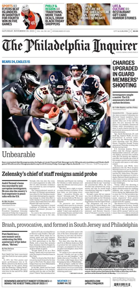 Cover of The Philadelphia Inquirer (South Jersey edition)