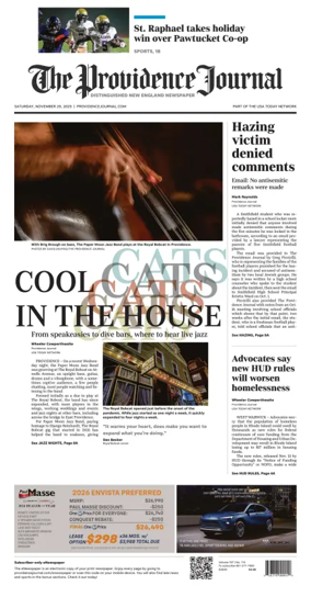Cover of The Providence Journal