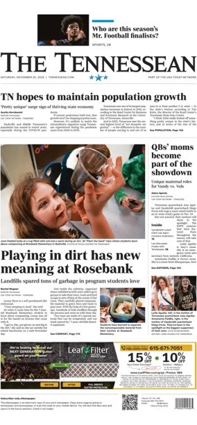 Cover of The Tennessean