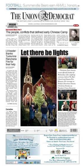 Cover of The Union Democrat