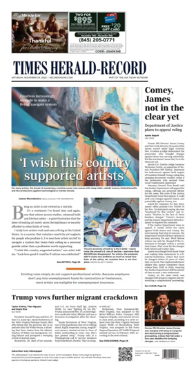 Cover of Times Herald-Record