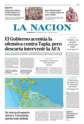 Cover of La Nacion