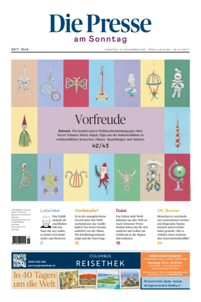 Cover of Die Presse am Sonntag