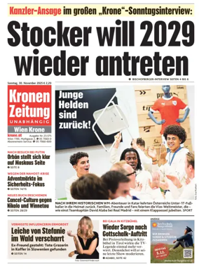 Cover of Kronen Zeitung