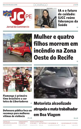 Cover of Jornal do Commercio