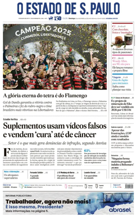 Cover of O Estado de S. Paulo