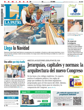 Cover of La Patria (Colombia)