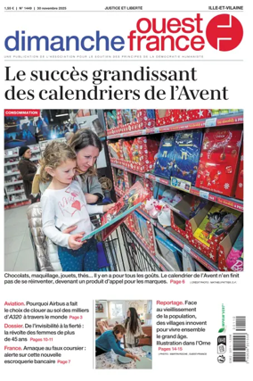 Cover of Dimanche Ouest France (Ille-et-Vilaine)