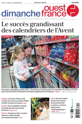 Cover of Dimanche Ouest France (Mayenne)