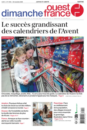 Cover of Dimanche Ouest France (Sarthe)