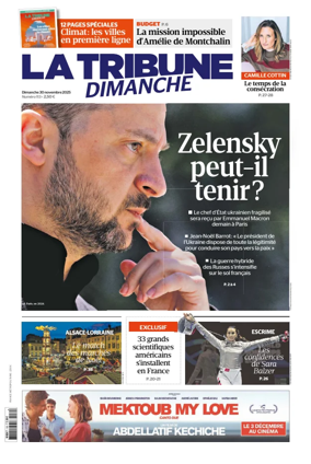 Cover of La Tribune Dimanche (France)