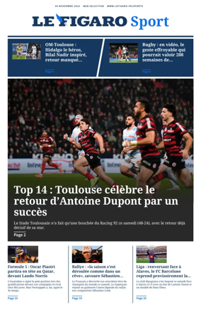 Cover of Le Figaro Sport