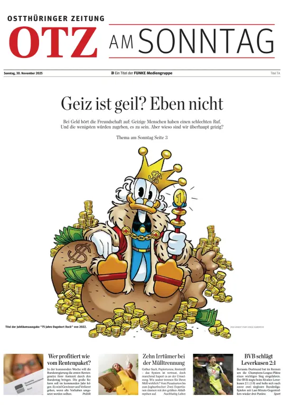 Cover of Ostthüringer Zeitung (Saale-Holzland-Kreis)