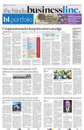 Cover of BusinessLine (Chennai)