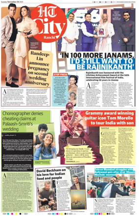 Cover of Hindustan Times (Ranchi) - Live