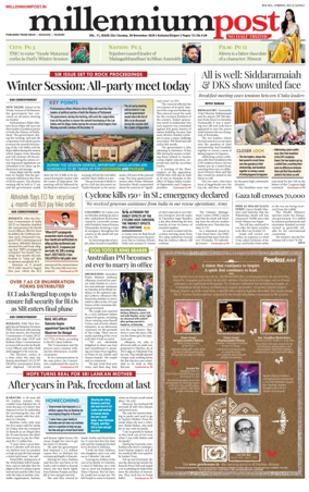 Cover of Millennium Post (Kolkata)