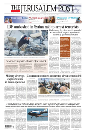Cover of Jerusalem Post