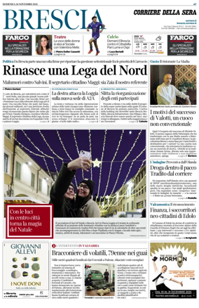 Cover of Corriere della Sera (Brescia)