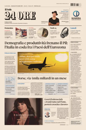 Cover of Il Sole 24 Ore