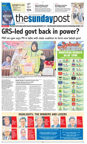 Cover of The Borneo Post
