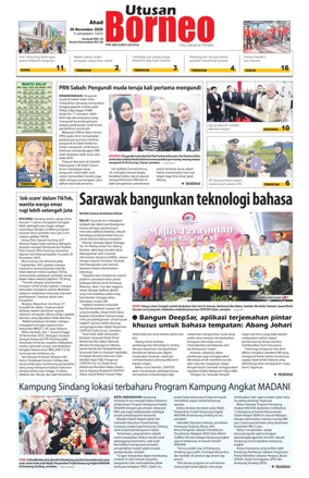 Cover of Utusan Borneo (Sarawak)
