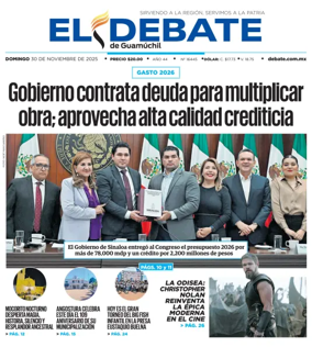 Cover of El Debate de Guamuchil