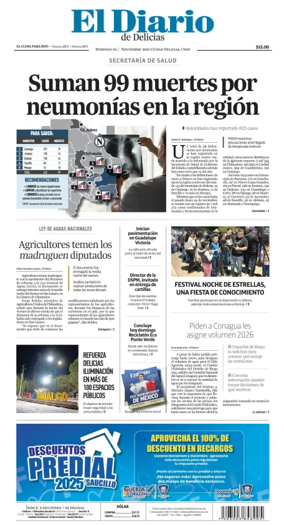 Cover of El Diario de Delicias