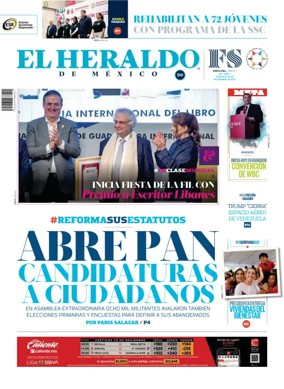 Cover of El Heraldo de Mexico