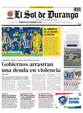 Cover of El Sol de Durango