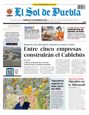 Cover of El Sol de Puebla