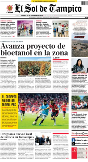 Cover of El Sol de Tampico