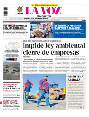 Cover of La Voz de la Frontera