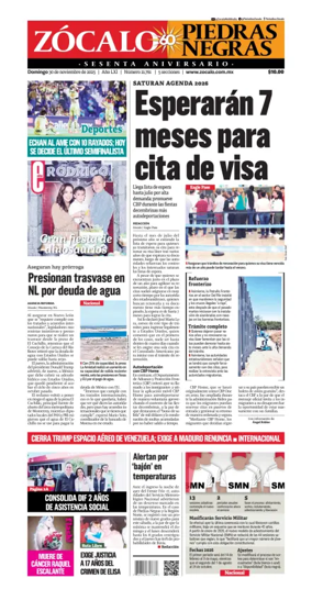 Cover of Zócalo Piedras Negras