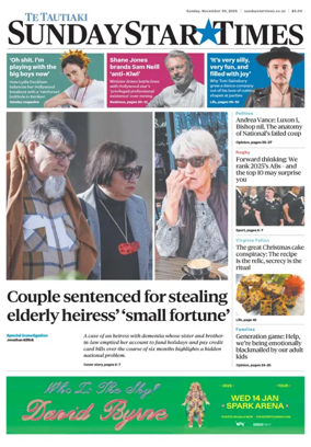 Cover of Sunday Star-Times