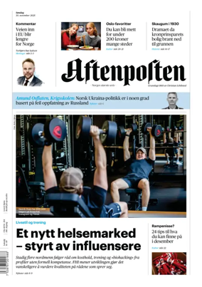 Cover of Aftenposten