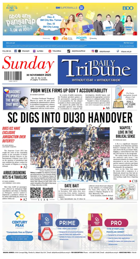 Cover of Daily Tribune (Philippines)