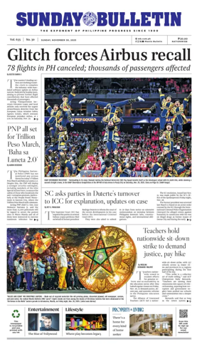 Cover of Manila Bulletin