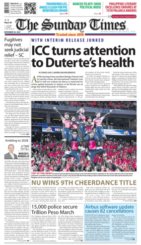 Cover of Manila Times