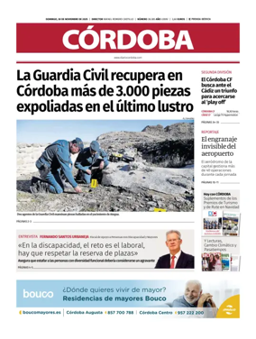 Cover of Diario Córdoba