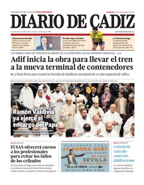 Cover of Diario de Cadiz