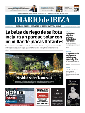 Cover of Diario de Ibiza