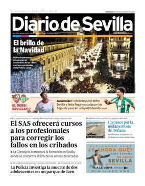 Cover of Diario de Sevilla