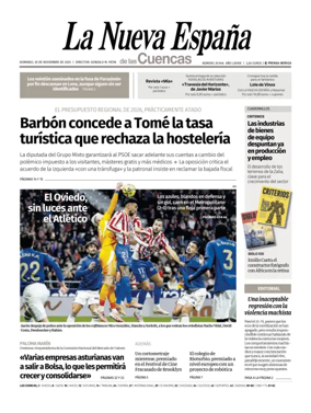 Cover of La Nueva España (Cuencas)
